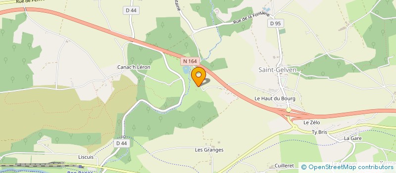 localisation de l'entreprise NJ NUTRITION  BON REPOS SUR BLAVET