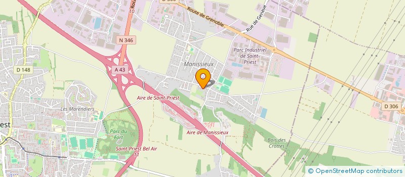 localisation de l'entreprise NJ PAIE  SAINT-PRIEST