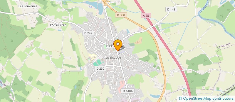 localisation de l'entreprise NJ PAULA  LA BAZOGE