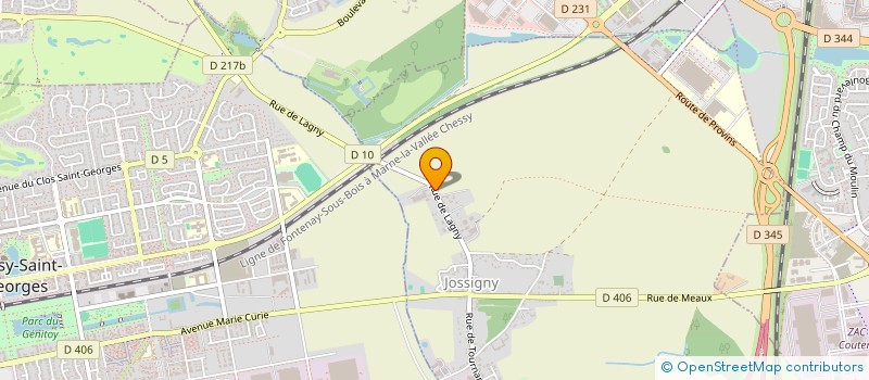 localisation de l'entreprise NJ RENOV  JOSSIGNY