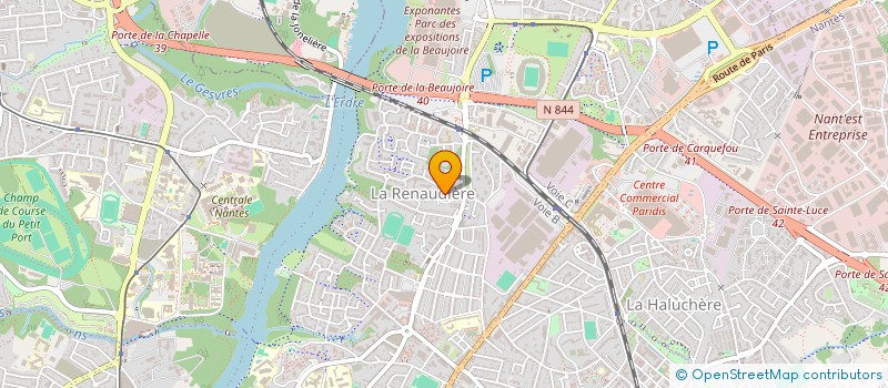 localisation de l'entreprise NJ-RENT à NANTES