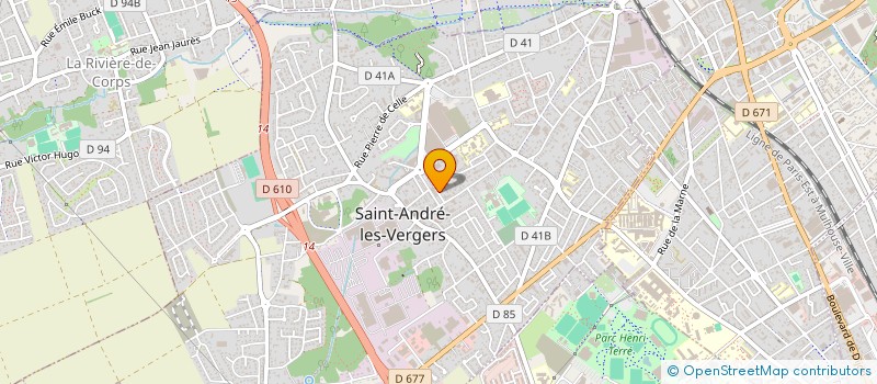 localisation de l'entreprise NJ SERVICES à SAINT-ANDRE-LES-VERGERS