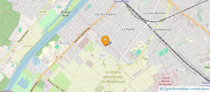 localisation de l'entreprise NJ SERVICES  MONTESSON