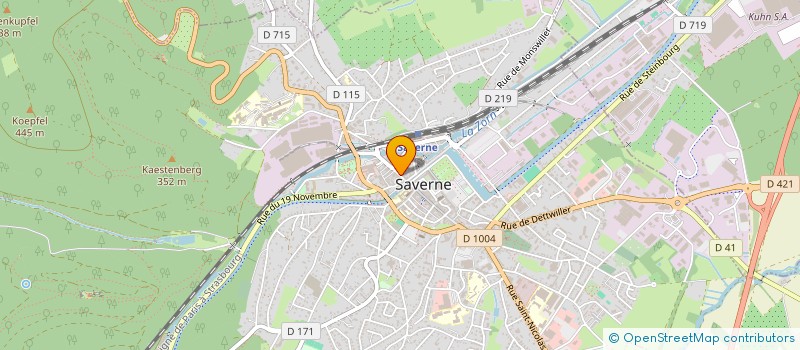 localisation de l'entreprise NJ STYLE à SAVERNE