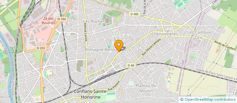 localisation de l'entreprise NJ-TEC  CONFLANS-SAINTE-HONORINE