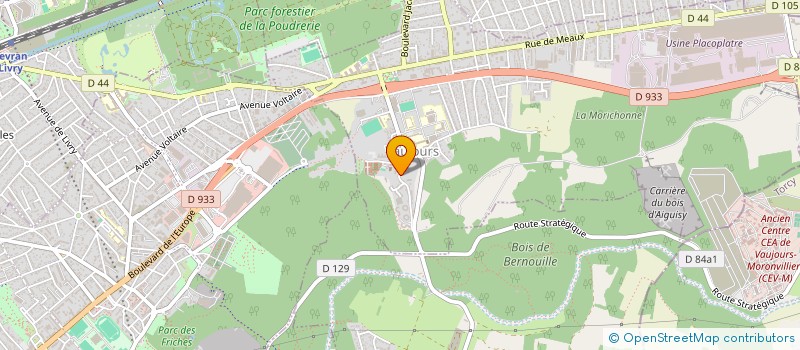 localisation de l'entreprise NJ TRADE à VAUJOURS