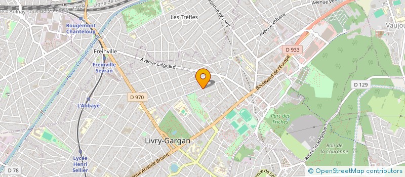 localisation de l'entreprise NJ. TRANS à LIVRY-GARGAN