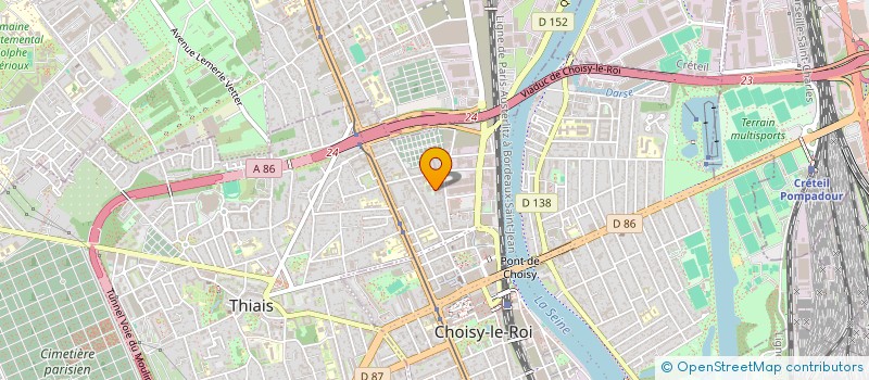 localisation de l'entreprise NJ TRANSPORT à DRANCY