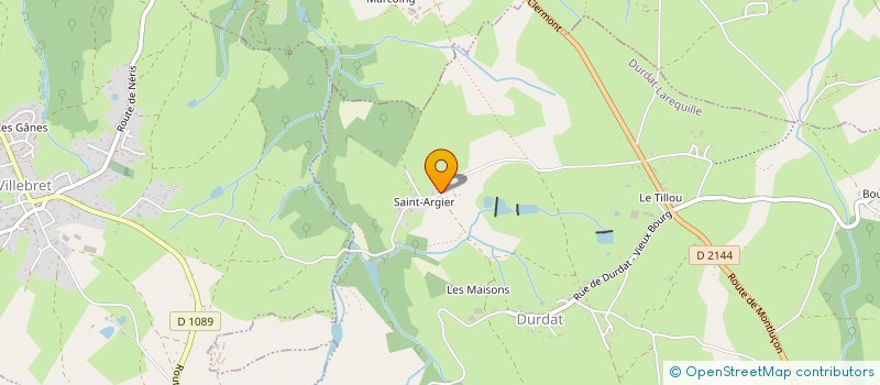 localisation de l'entreprise NJ03HABITAT  DURDAT-LAREQUILLE