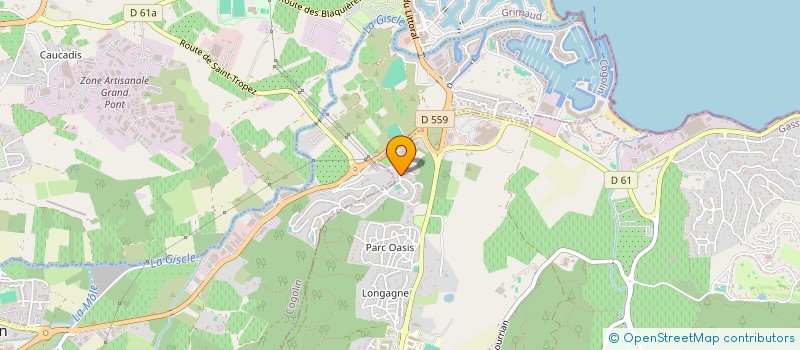 localisation de l'entreprise NJ2A  GASSIN