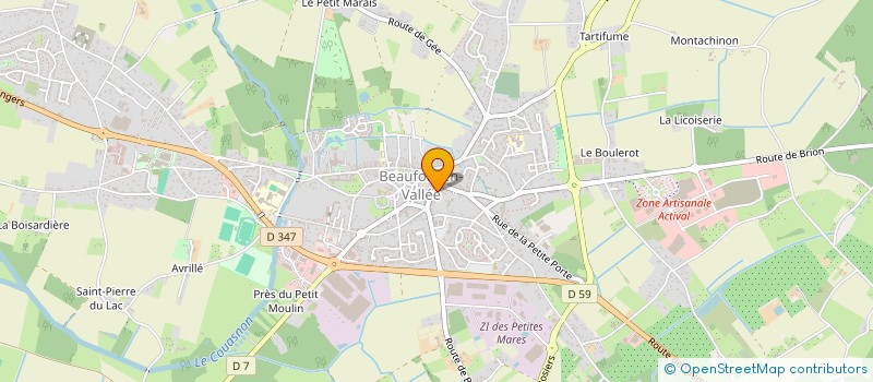 localisation de l'entreprise NJ2L  BEAUFORT-EN-ANJOU