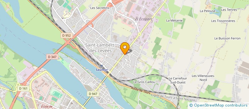 localisation de l'entreprise NJ2M  SAUMUR