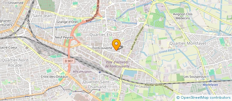 localisation de l'entreprise NJ2M  AVIGNON