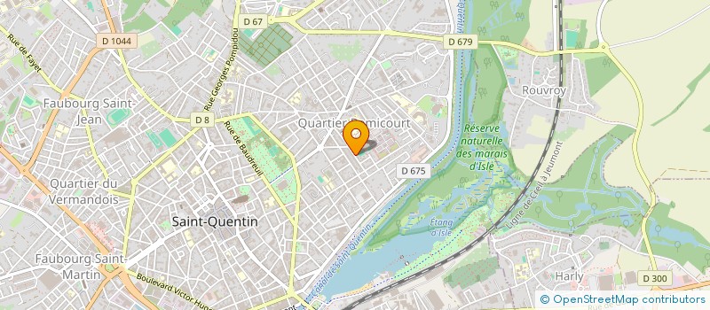 localisation de l'entreprise NJ2P IMMO  SAINT-QUENTIN