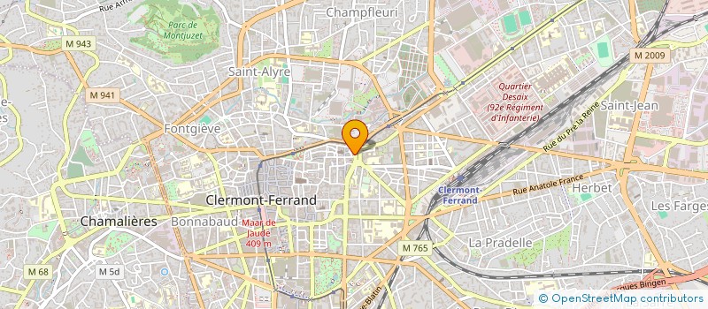 localisation de l'entreprise NJA 4  CLERMONT-FERRAND