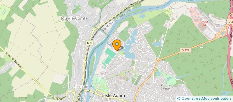localisation de l'entreprise NJA  L'ISLE-ADAM