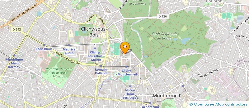 localisation de l'entreprise NJAAYE ASSOCIATION à CLICHY-SOUS-BOIS