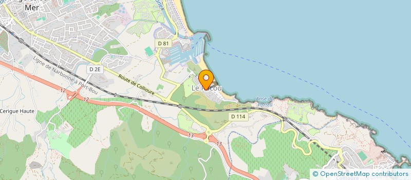 localisation de l'entreprise NJB à ARGELES-SUR-MER