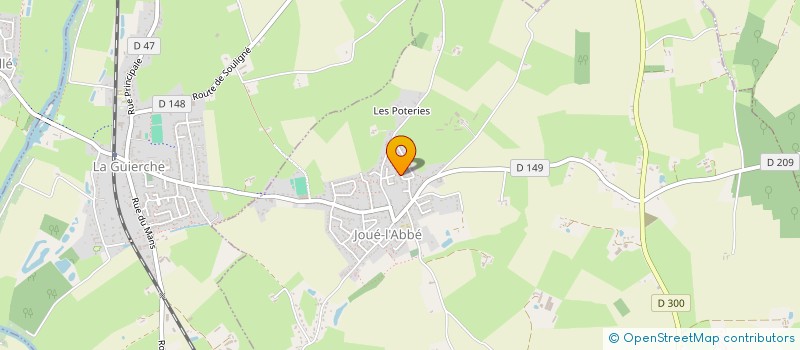 localisation de l'entreprise NJB AMENAGEMENTS à JOUE L'ABBE