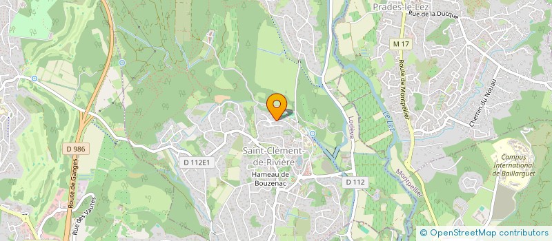 localisation de l'entreprise NJBA INVEST IMMO  SAINT-CLEMENT-DE-RIVIERE