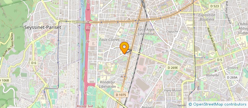 localisation de l'entreprise NJC  GRENOBLE