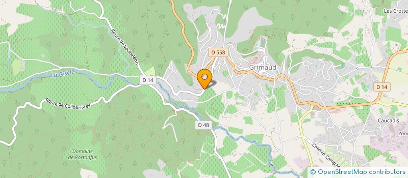 localisation de l'entreprise NJC  GRIMAUD