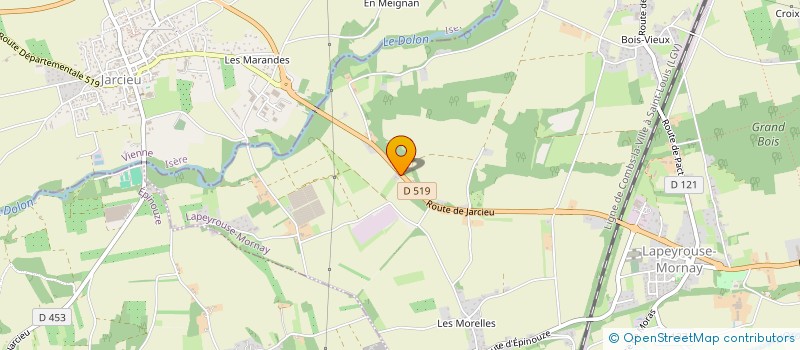 localisation de l'entreprise NJC HOLDING 26  LAPEYROUSE-MORNAY