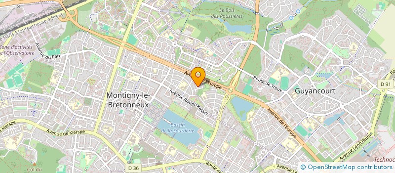 localisation de l'entreprise NJC LIBERTY  MONTIGNY-LE-BRETONNEUX