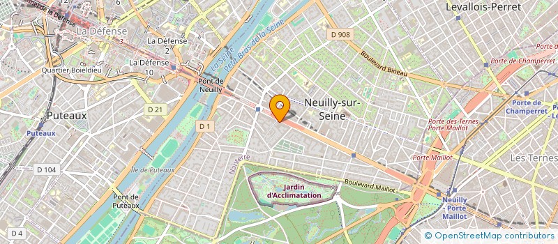 localisation de l'entreprise NJC SYSTEM à NEUILLY-SUR-SEINE