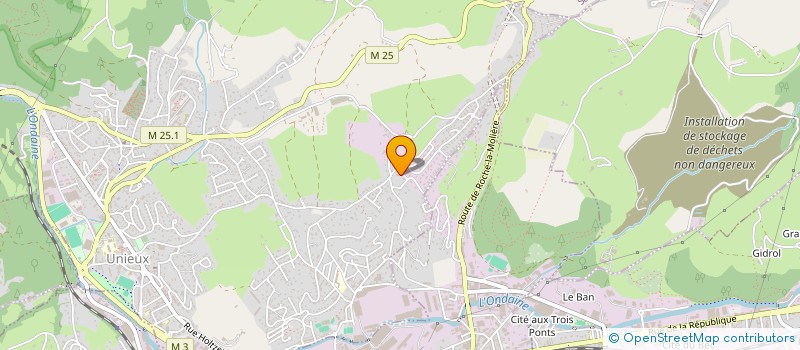 localisation de l'entreprise NJCA IMMO  UNIEUX