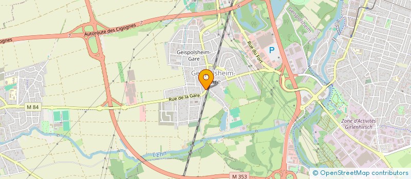 localisation de l'entreprise NJD  GEISPOLSHEIM