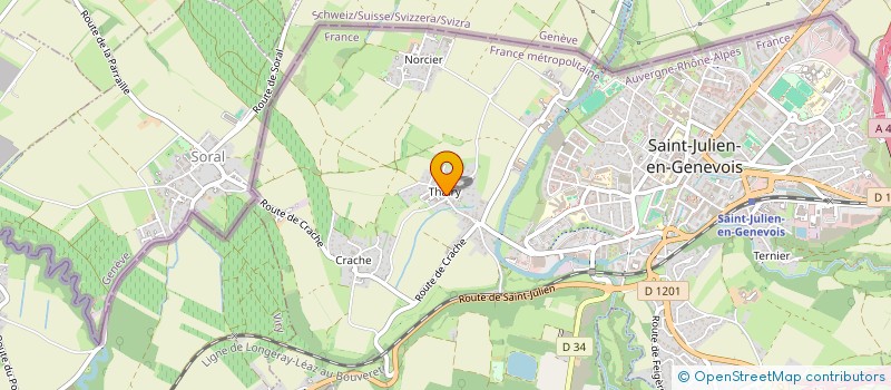 localisation de l'entreprise NJDA THAIRY  SAINT-JULIEN-EN-GENEVOIS