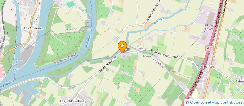 localisation de l'entreprise NJE AUTO  LIVRON SUR DROME