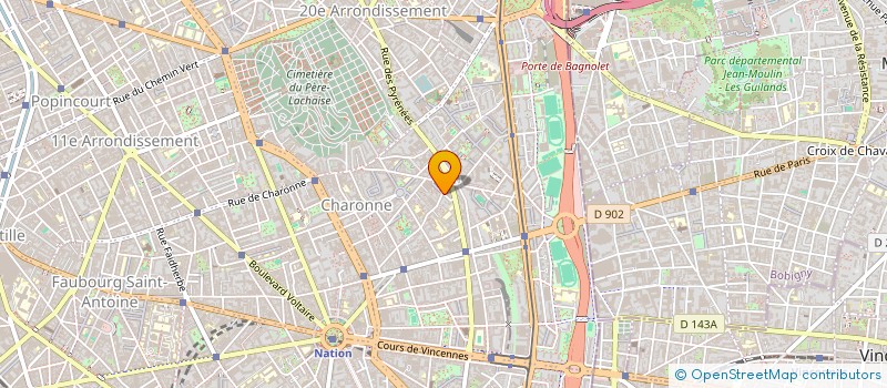 localisation de l'entreprise NJENA  PARIS