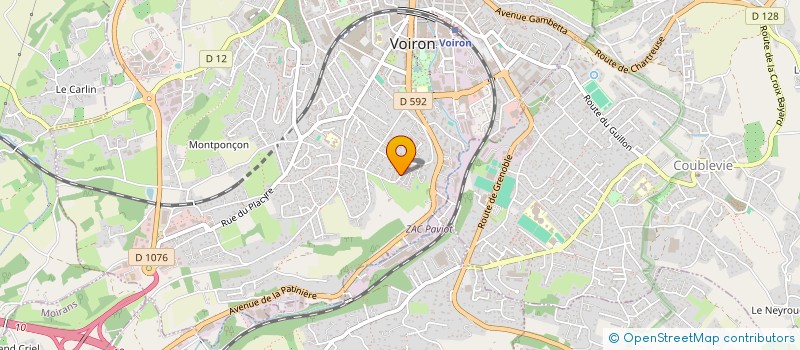 localisation de l'entreprise NJF INFORMATION TECHNOLOGY à VOIRON