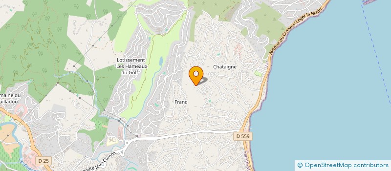 localisation de l'entreprise NJG à SAINTE-MAXIME