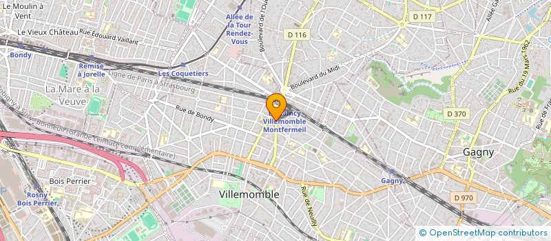 localisation de l'entreprise NJH DISTRIBUTION à VILLEMOMBLE