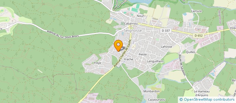 localisation de l'entreprise NJI  SEIGNOSSE