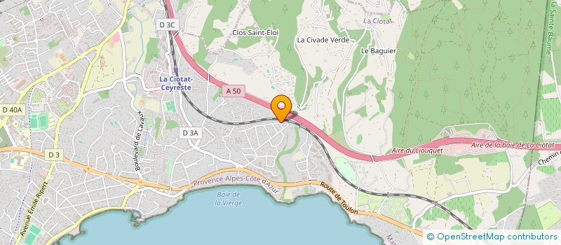 localisation de l'entreprise NJK  LA CIOTAT