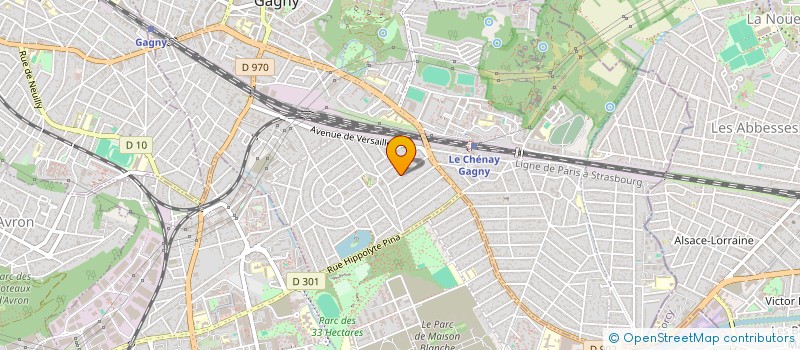 localisation de l'entreprise NJKA IMMO à GAGNY