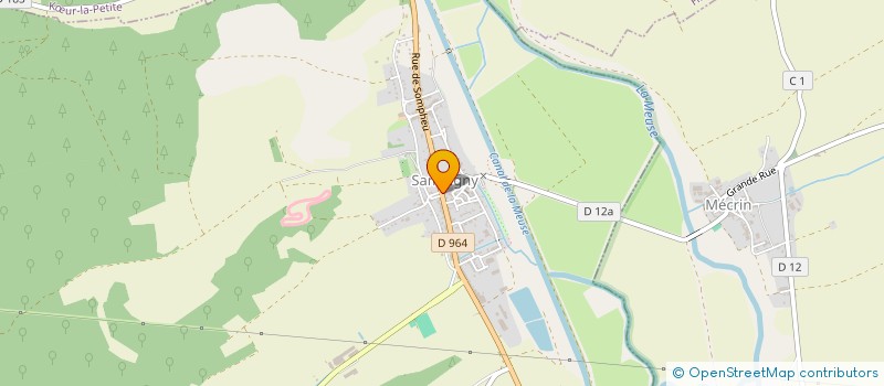 localisation de l'entreprise NJL à SAMPIGNY