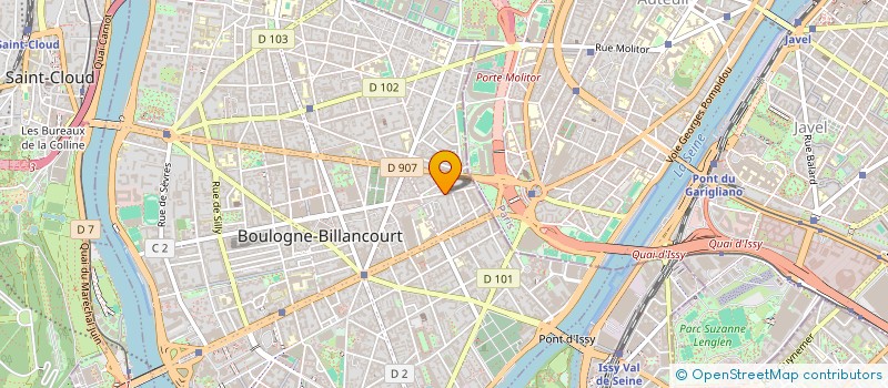 localisation de l'entreprise NJL COMPAGNIE  BOULOGNE-BILLANCOURT