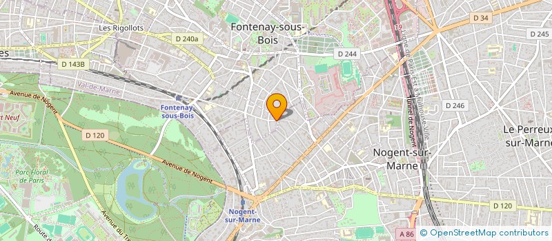 localisation de l'entreprise NJLG à FONTENAY-SOUS-BOIS