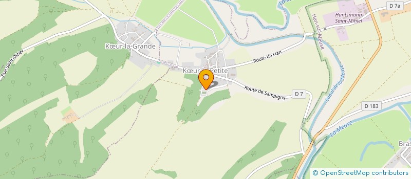 localisation de l'entreprise NJM à KŒUR-LA-PETITE
