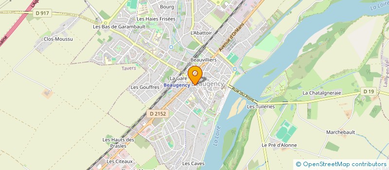 localisation de l'entreprise NJM  BEAUGENCY