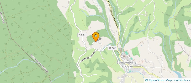 localisation de l'entreprise NJM AGENCY  SAINT ANTOINE L'ABBAYE