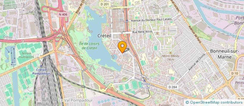 localisation de l'entreprise NJM CONSEIL à CRETEIL