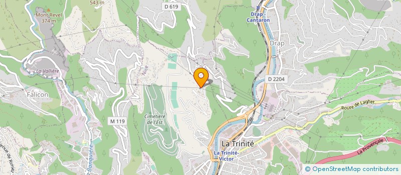localisation de l'entreprise NJMG à NICE