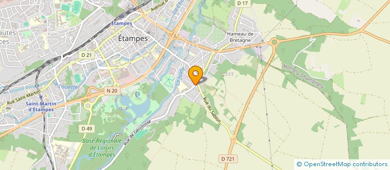 localisation de l'entreprise NJNL OFFICE à ETAMPES