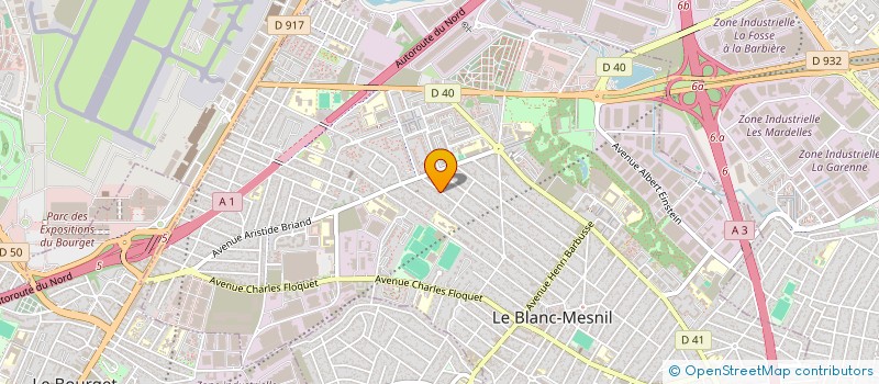 localisation de l'entreprise NJO O MOUDY  LE BLANC-MESNIL